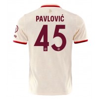 Fotballdrakt Herre Bayern Munich Aleksandar Pavlovic #45 Tredjedrakt 2024-25 Kortermet